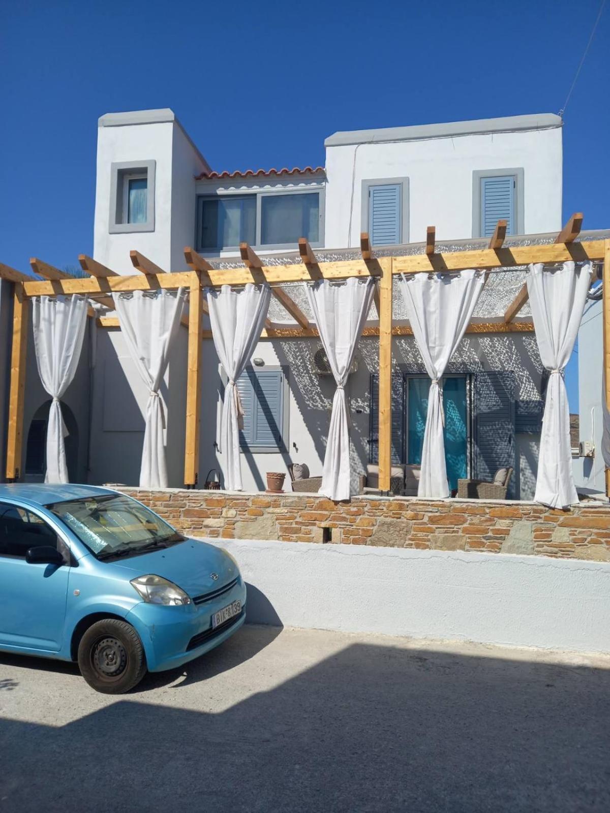 Κυκλαδίτικη Βίλα Στην Παραλία Αντώνηδες, Κύθνου Kíthnos Buitenkant foto